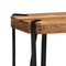 Alaterre Furniture Ryegate Natural Live Edge Solid Wood with Metal 2 Shelf End Table, Natural AWCC0220 - alternate 3